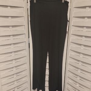 NWT Clara Sun Woo Black Front Center Slit Pants Size Large